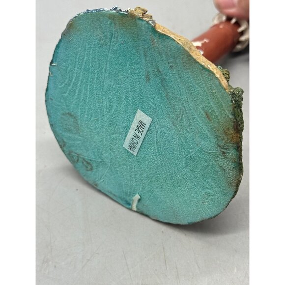 Red & White Lighthouse Figurine Decor Model sea trees collection 6.25" READ - Picture 5 of 5